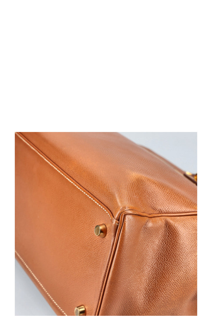 HERMÈS Kelly 35 Courchevel Gold