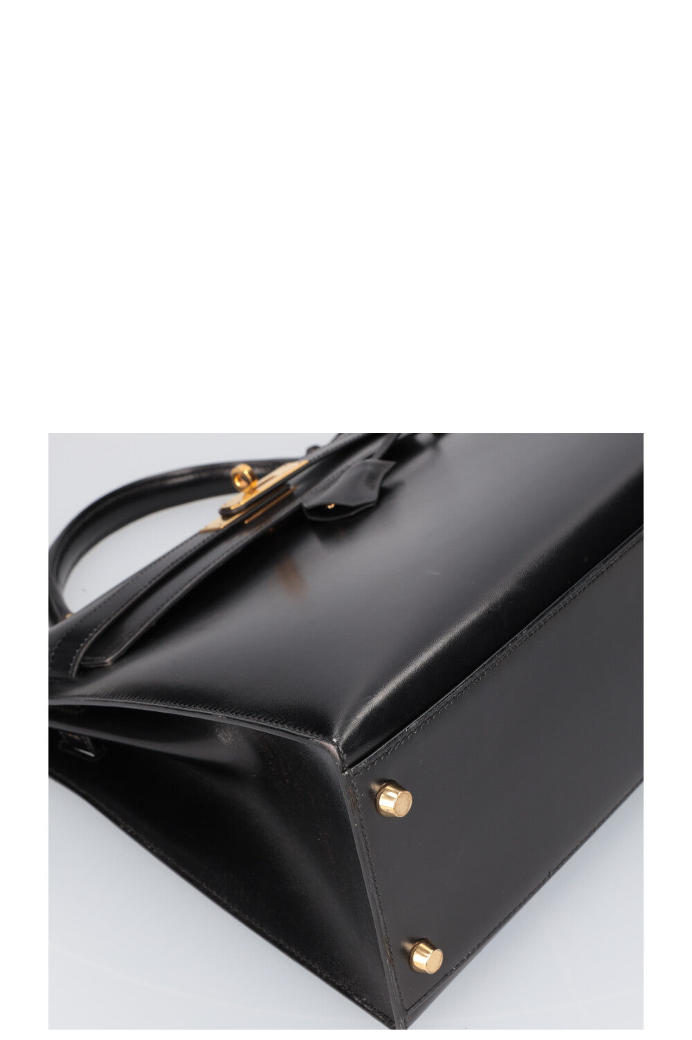 HERMÈS Kelly 32 Box Black 1999
