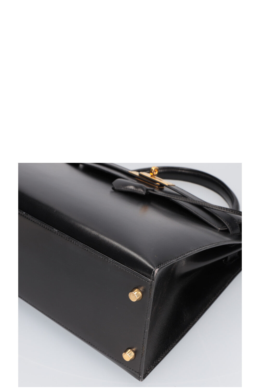 HERMÈS Kelly 32 Box Black 1999