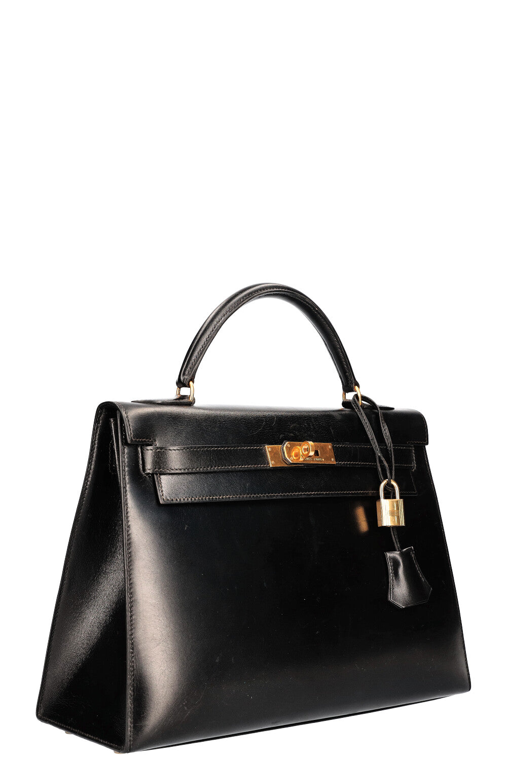 HERMÈS Kelly 32 Sellier Black