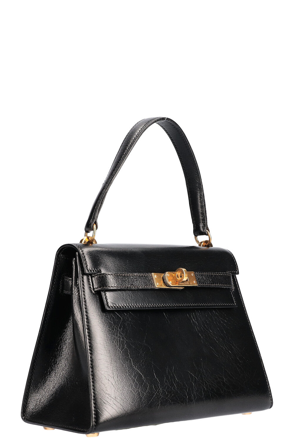 HERMES Vintage Mini Kelly 20 Sellier Noir REAWAKE