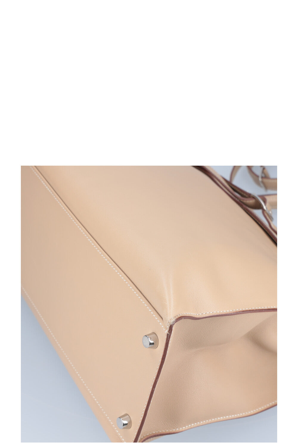 HERMÈS JPG Kelly Flat 35 Swift Beige