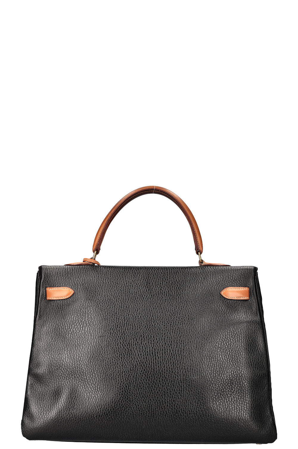 HERMÈS Kelly 35 Bicolor Retourne Vache Ardennes &amp; Naturelle