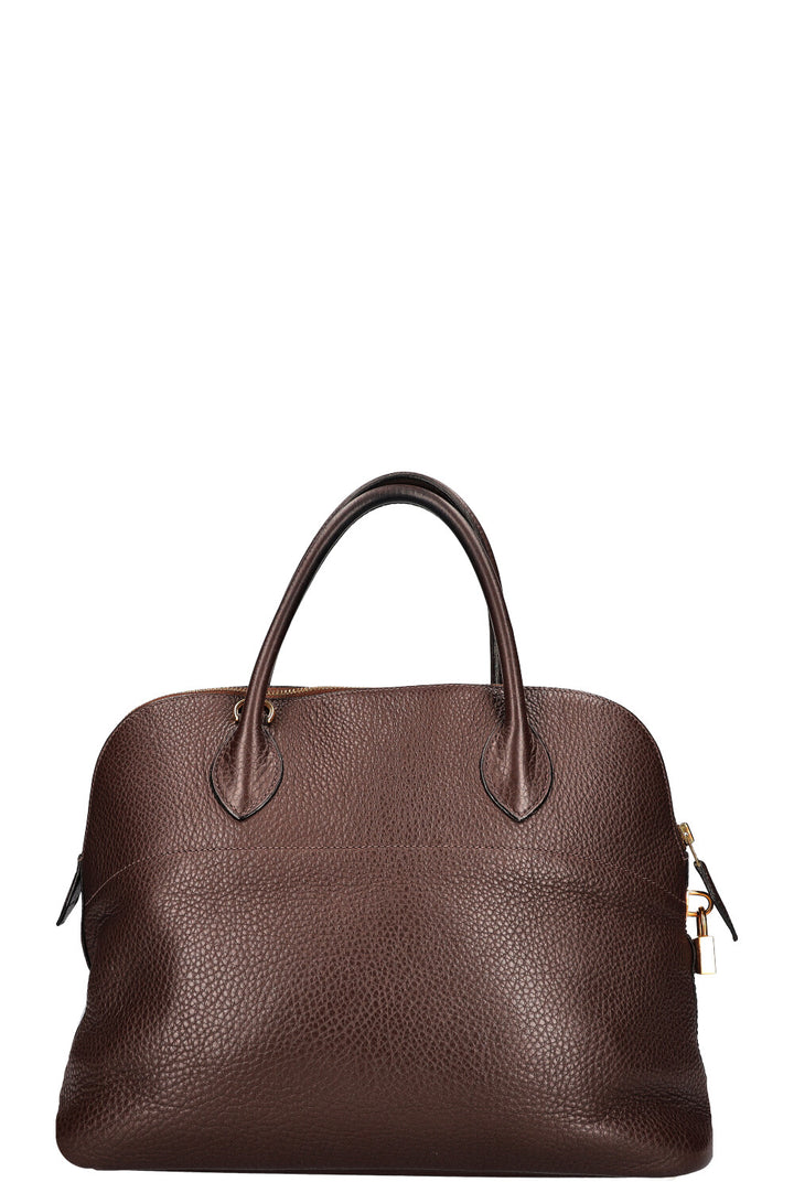 HERMÈS Bolide 35 Brown Clemence