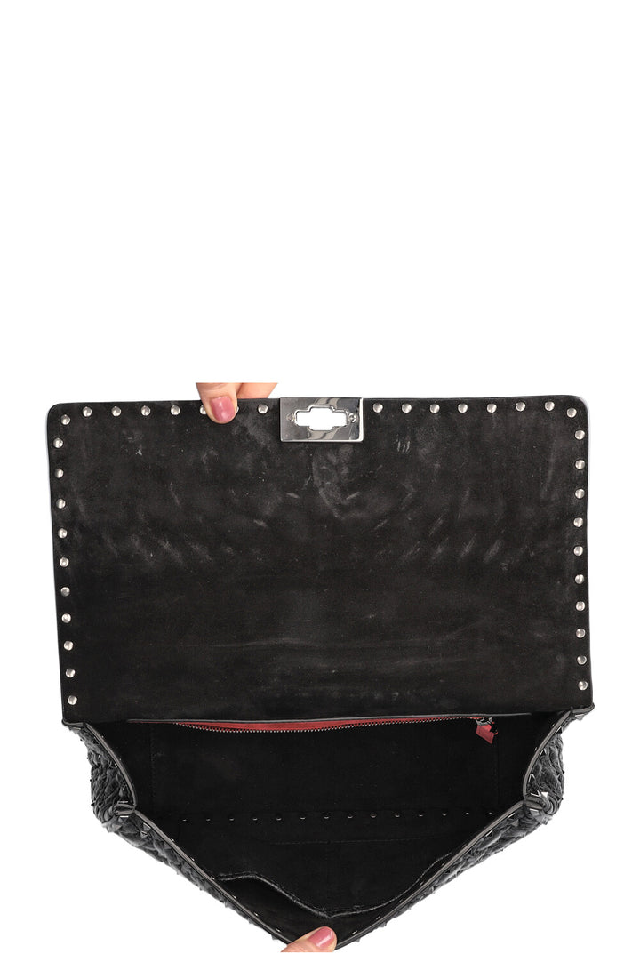 VALENTINO Rockstud Spike Bag Black