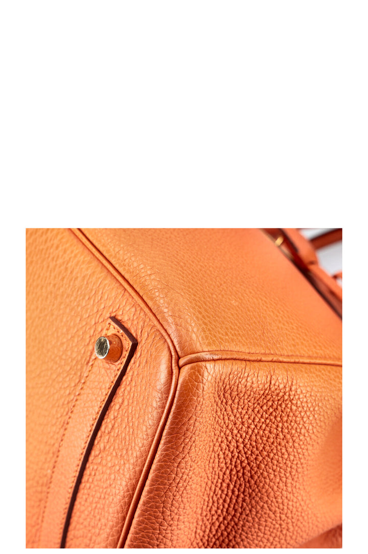 HERMÈS Birkin 35 Orange Togo