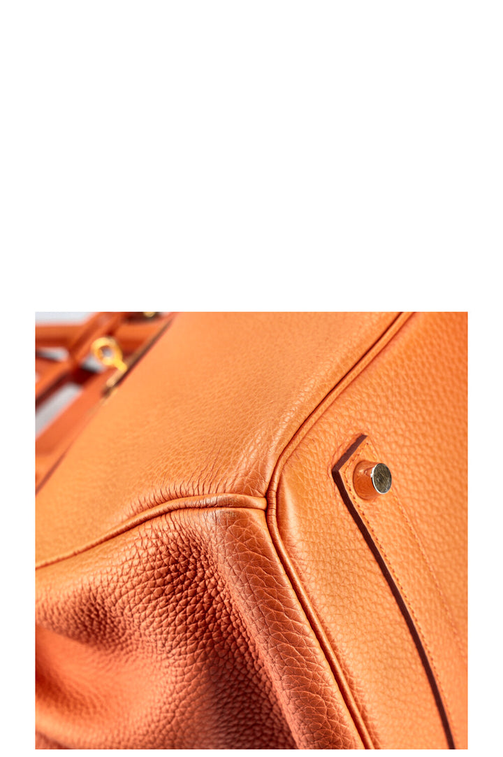 HERMÈS Birkin 35 Orange Togo