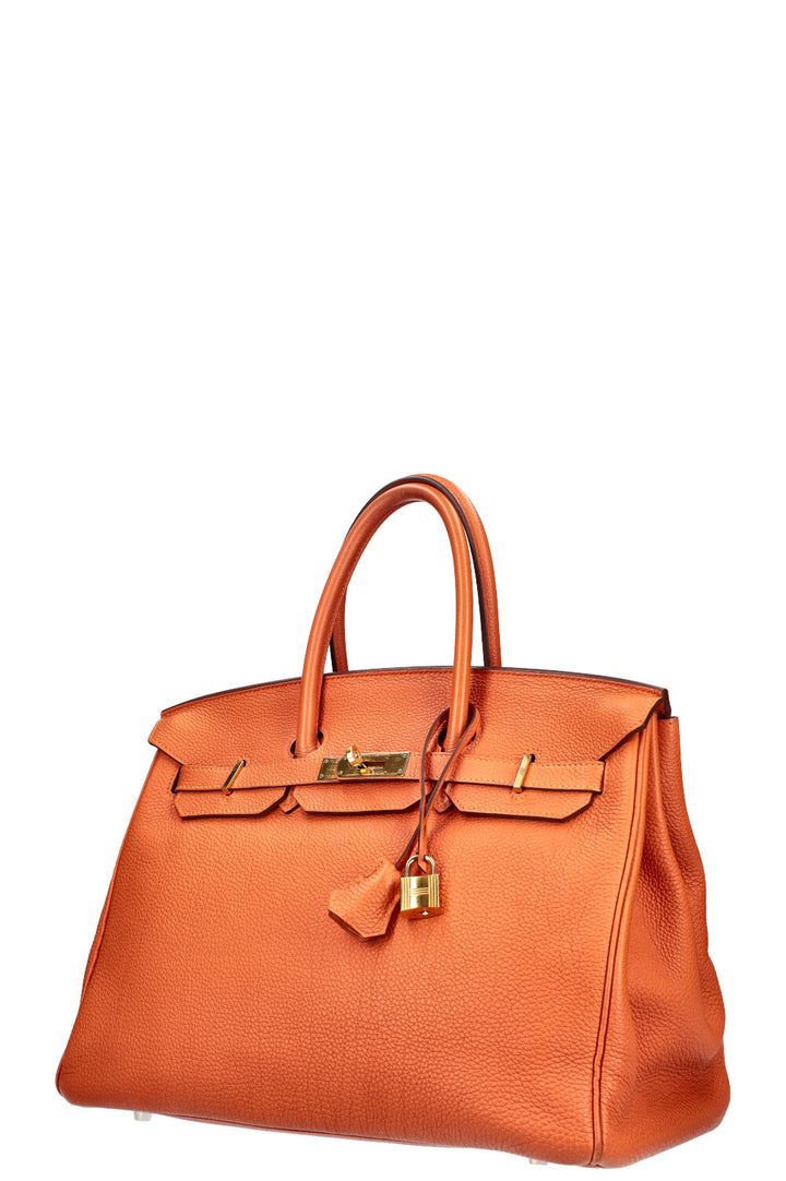 HERMÈS Birkin 35 Orange Togo