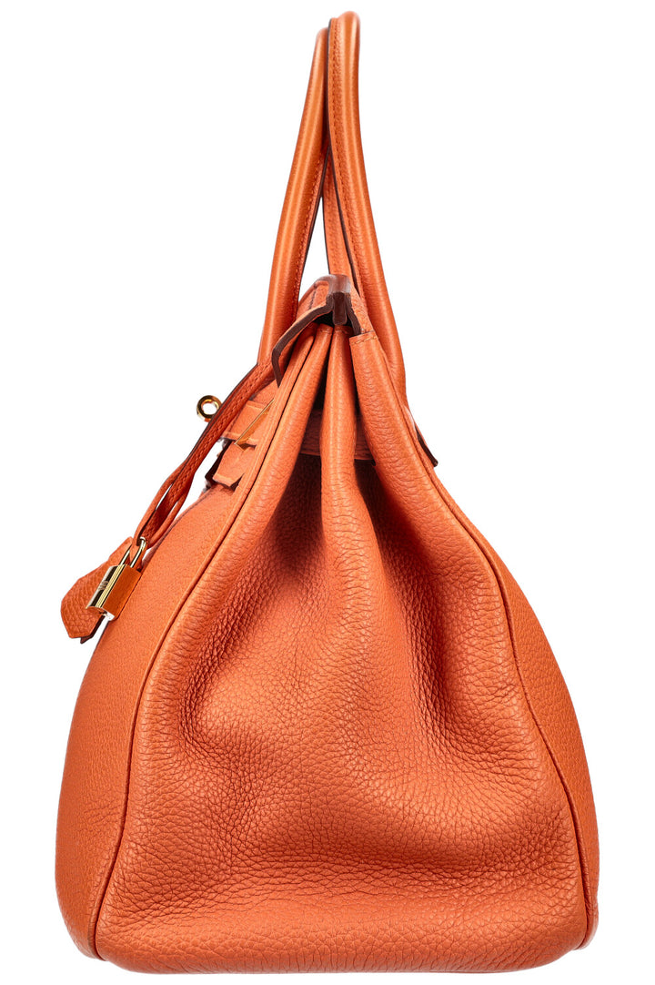 HERMÈS Birkin 35 Orange Togo