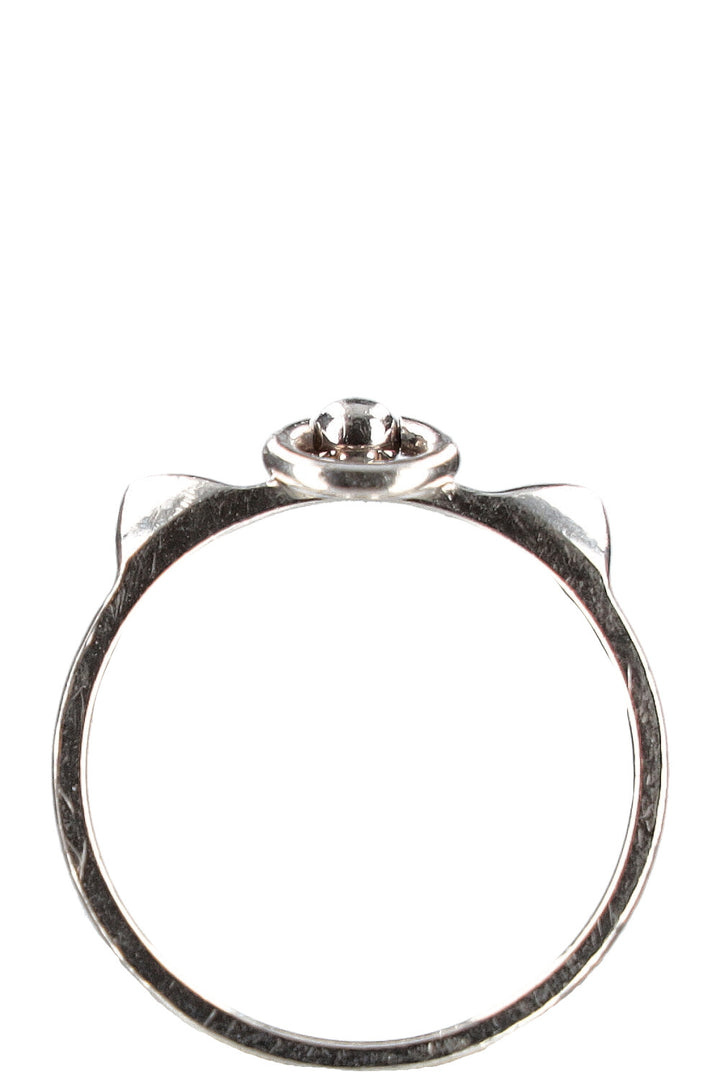 HERMÈS Collier de Chien Ring Silver