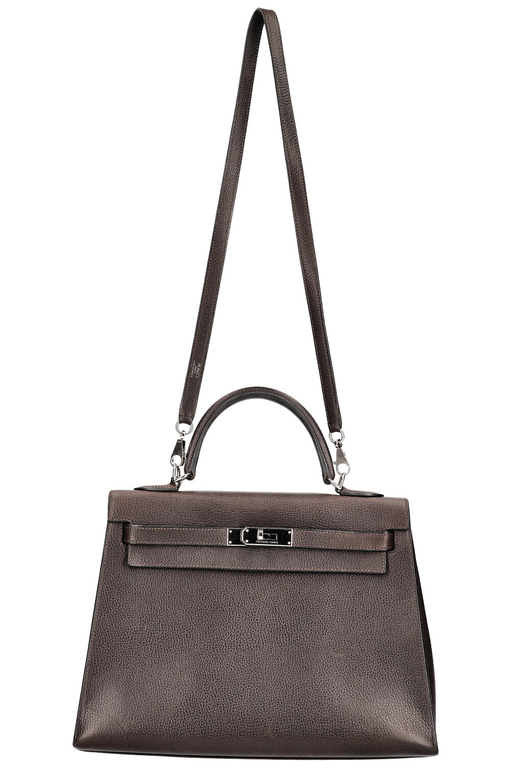 HERMÈS Kelly 32 Vache Ardennes Brown