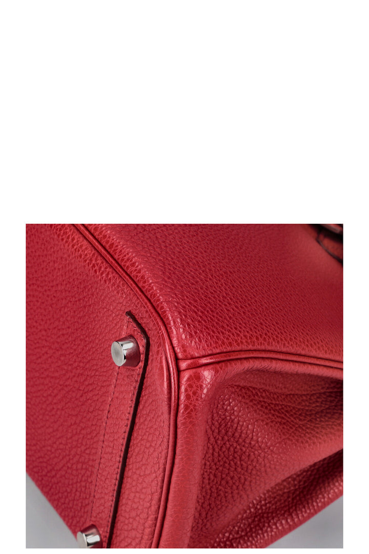 HERMÈS Birkin 30 Togo Rouge Garance