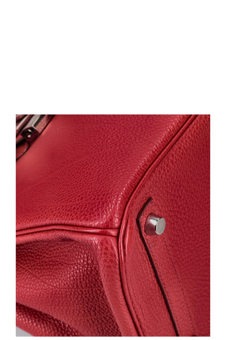 HERMÈS Birkin 30 Togo Rouge Garance