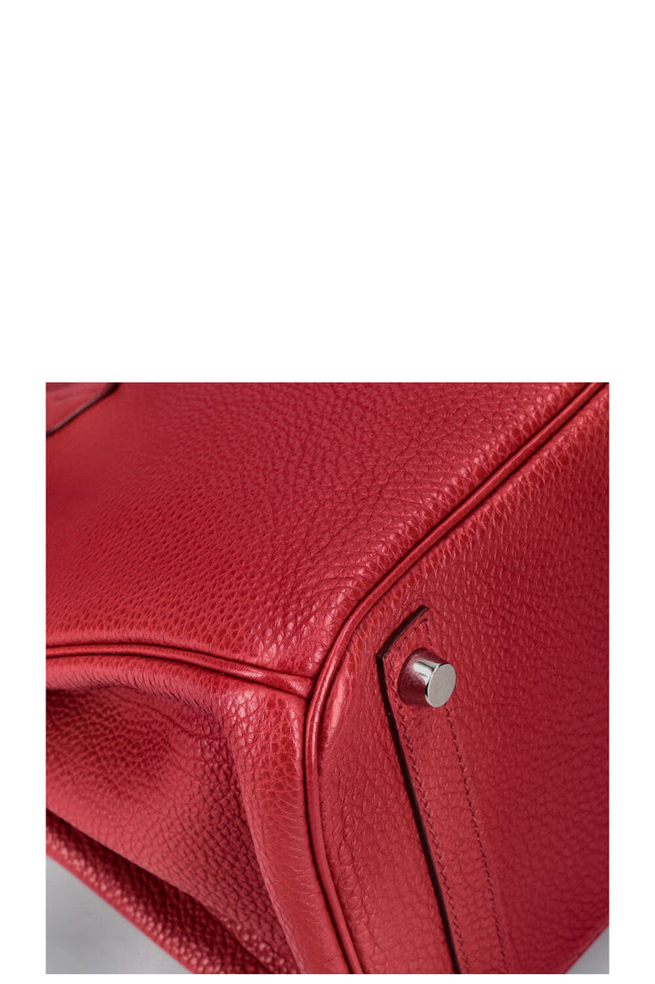 HERMÈS Birkin 30 Togo Rouge Garance