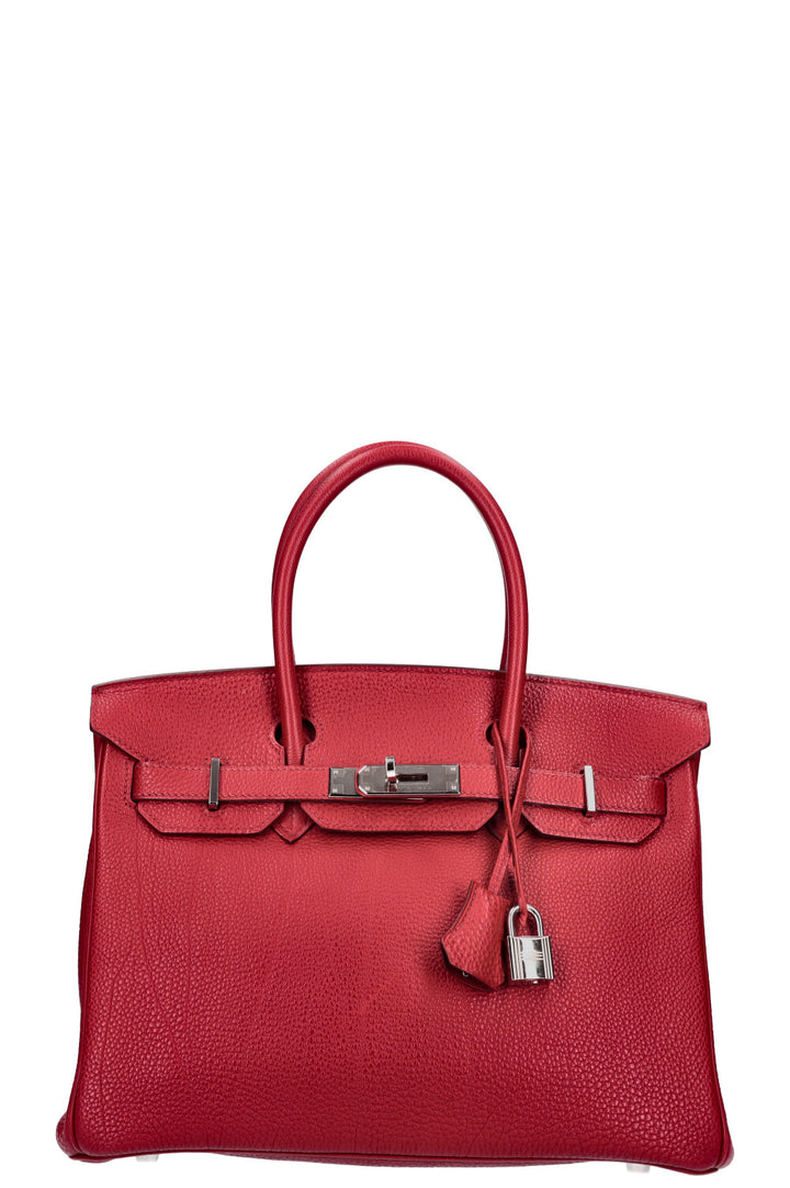 HERMÈS Birkin 30 Togo Rouge Garance