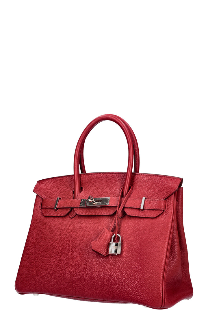HERMÈS Birkin 30 Togo Rouge Garance