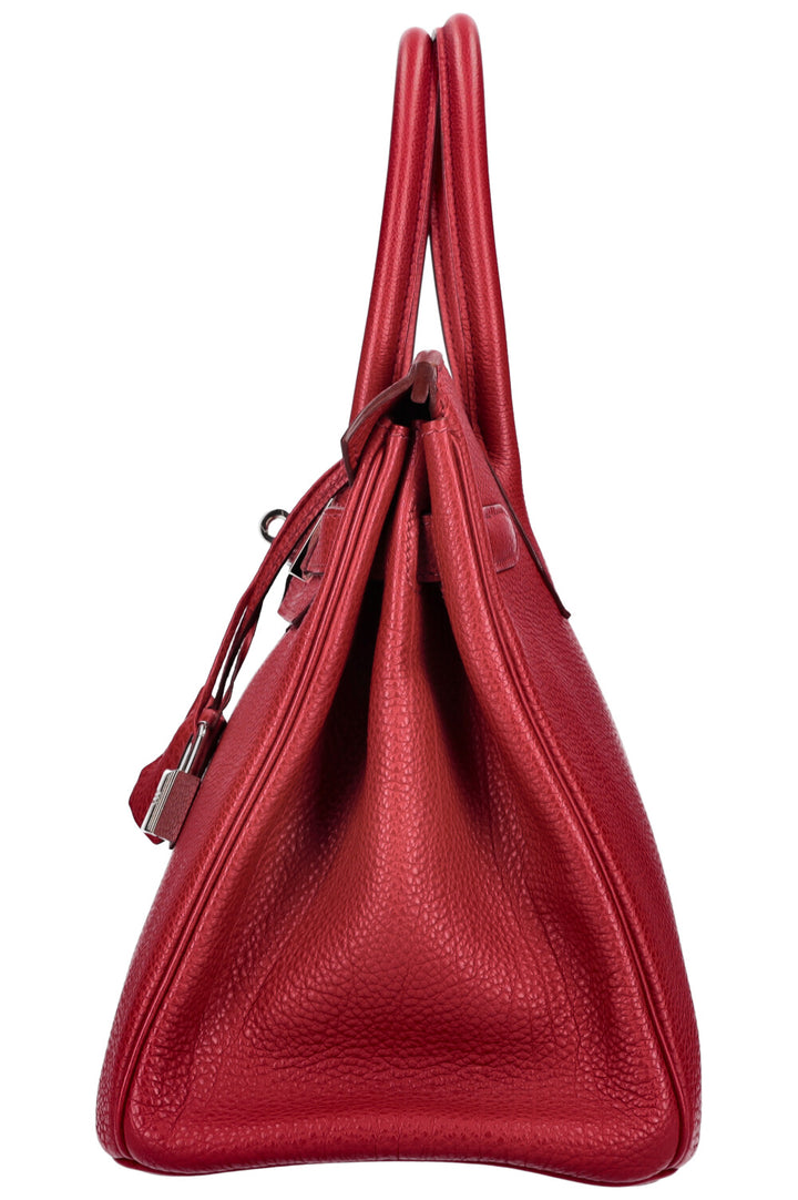 HERMÈS Birkin 30 Togo Rouge Garance