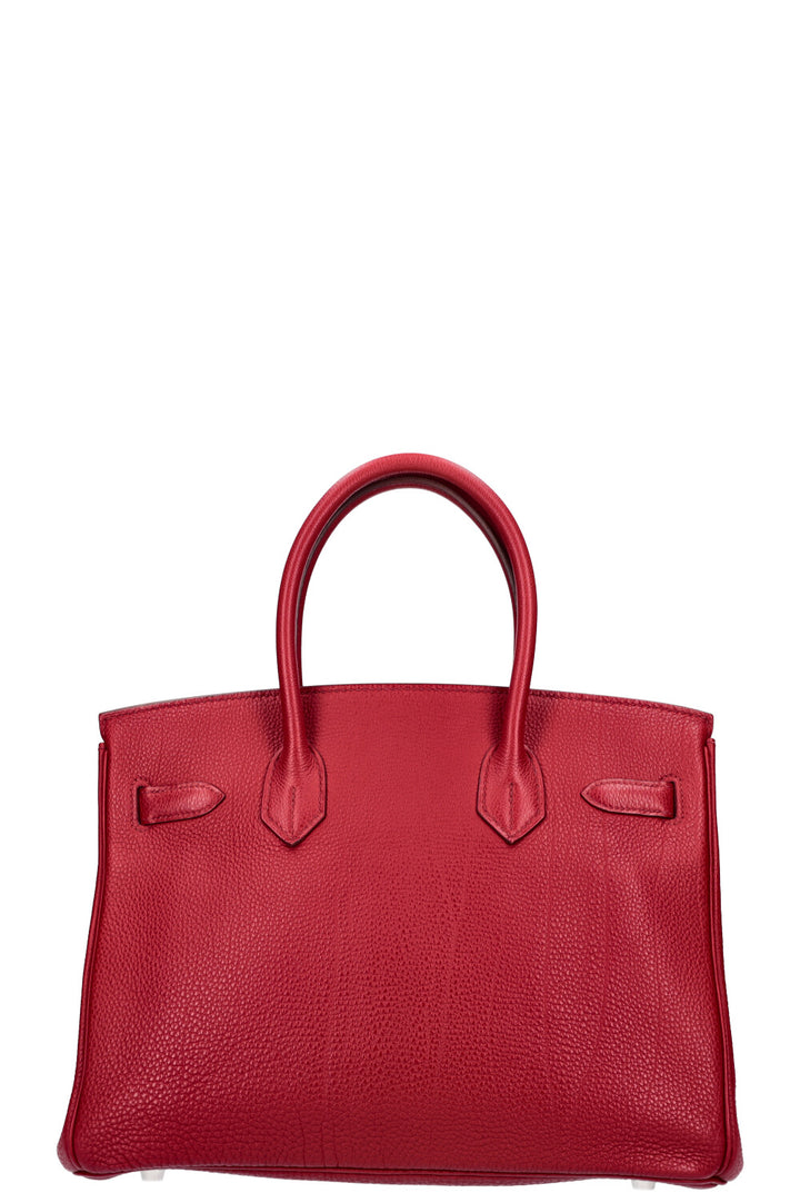 HERMÈS Birkin 30 Togo Rouge Garance