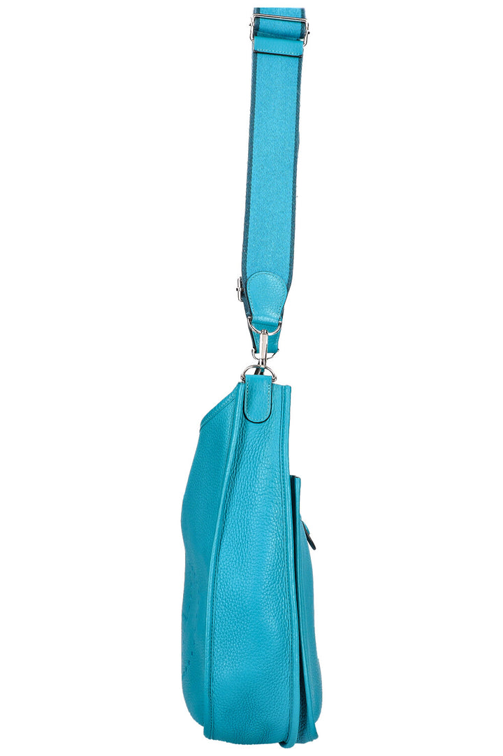 HERMÈS Evelyne GM Clémence Turquoise