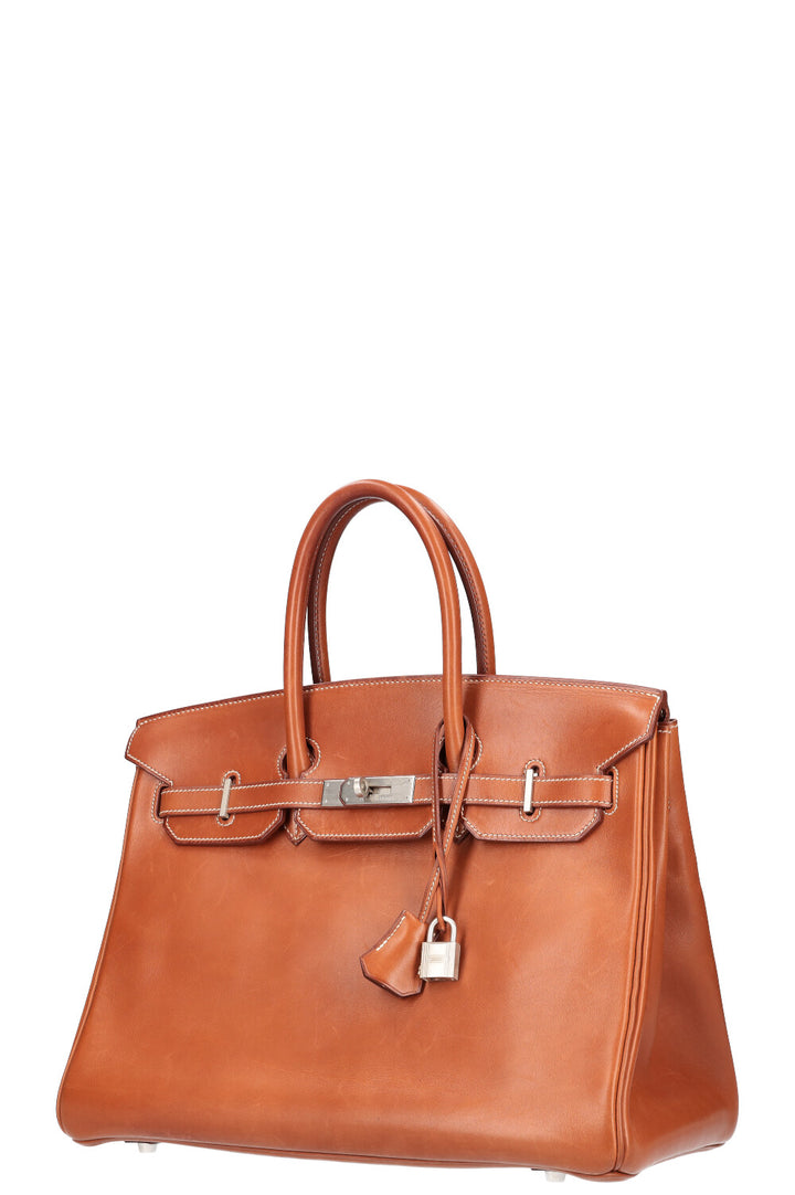 HERMÈS Birkin 35 Barenia Fauve