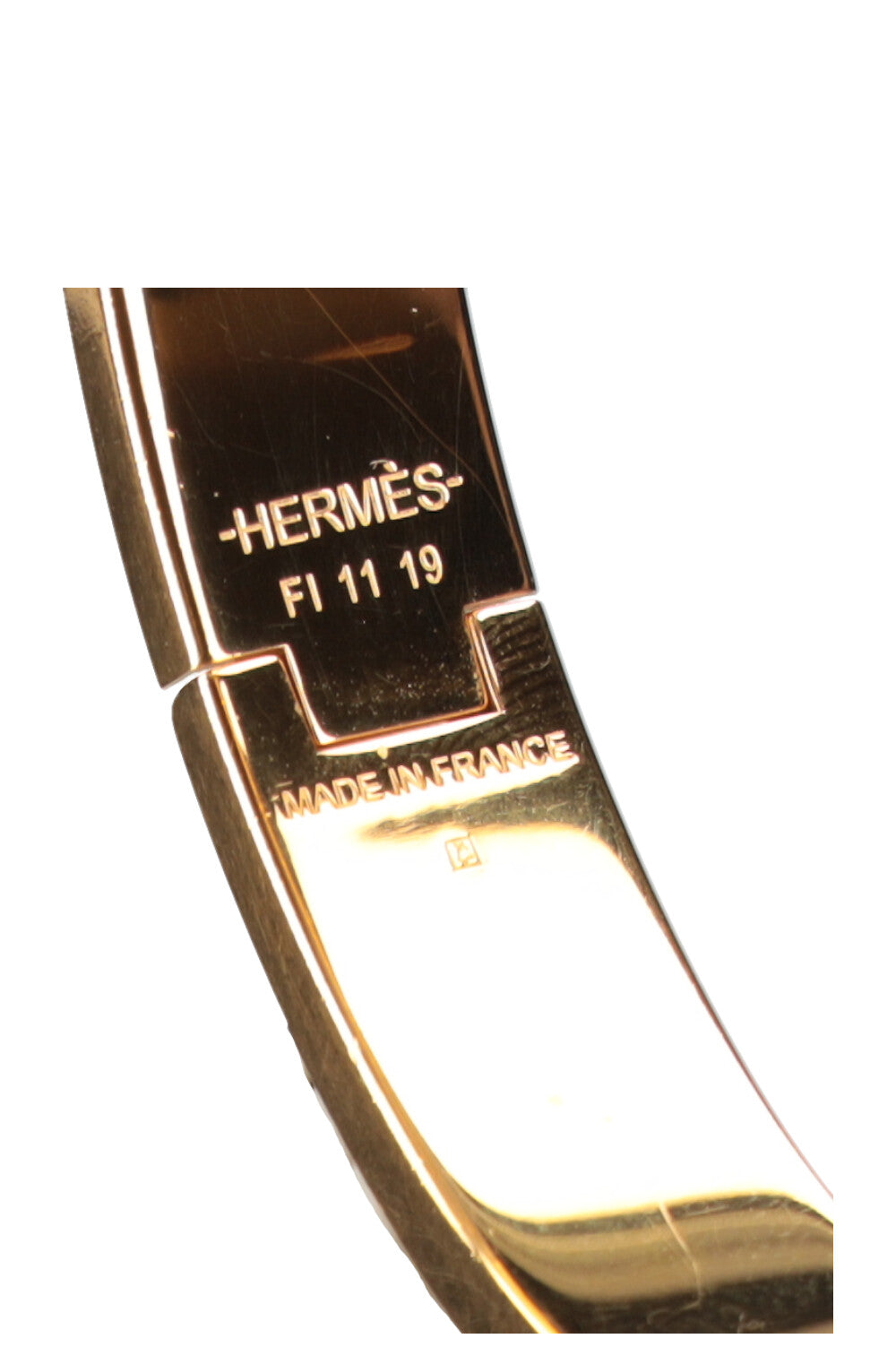 HERMÈS Clic H Bracelet Orange