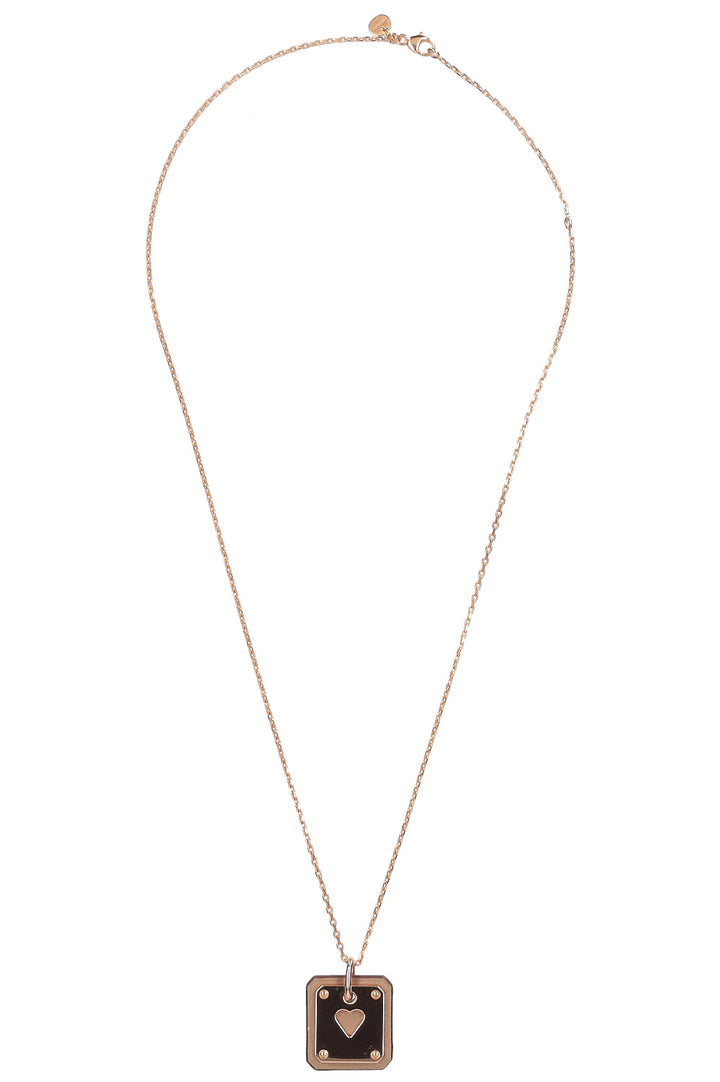 HERMES As de Coeur Necklace