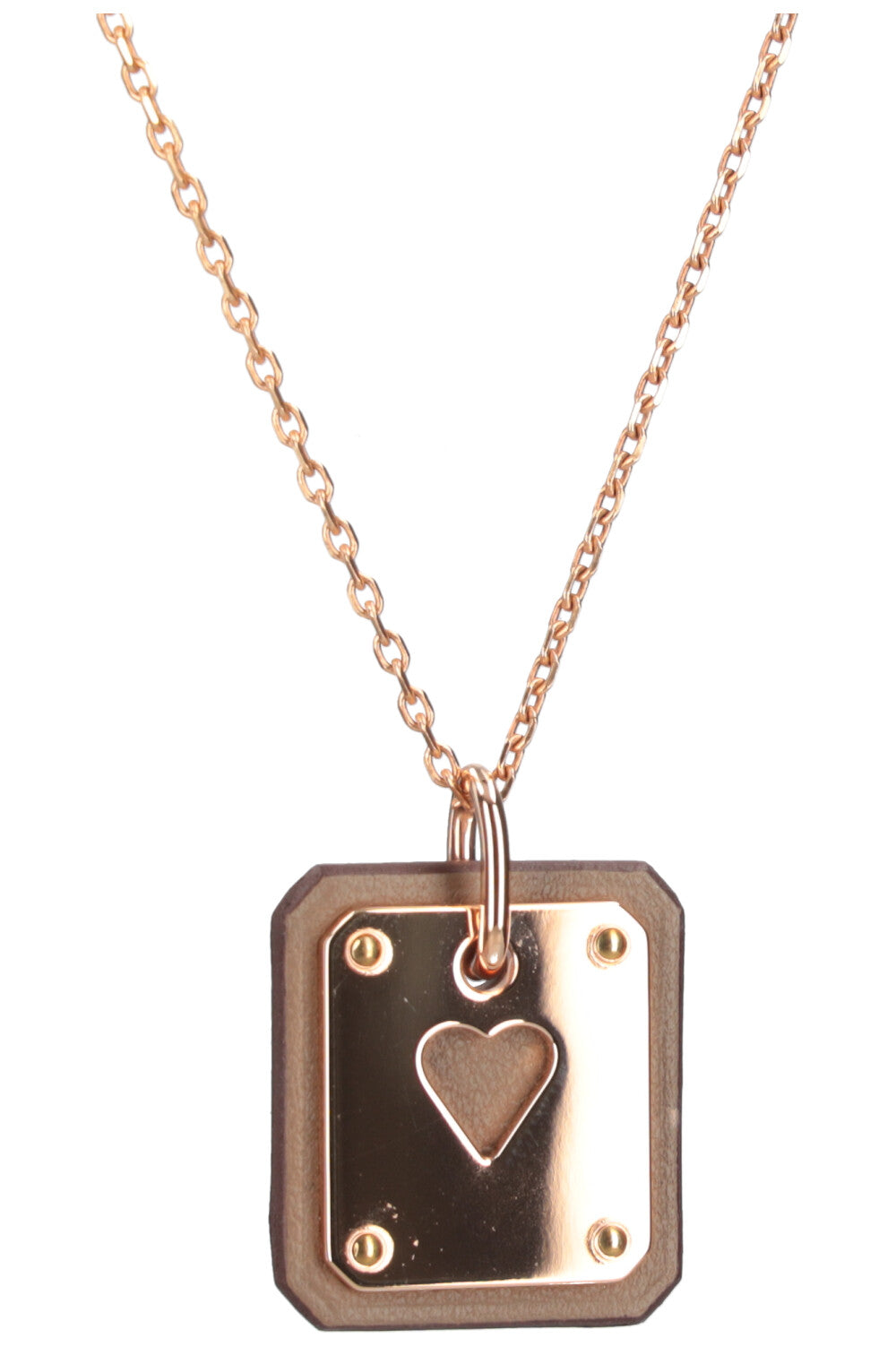 HERMÈS As de Coeur Necklace