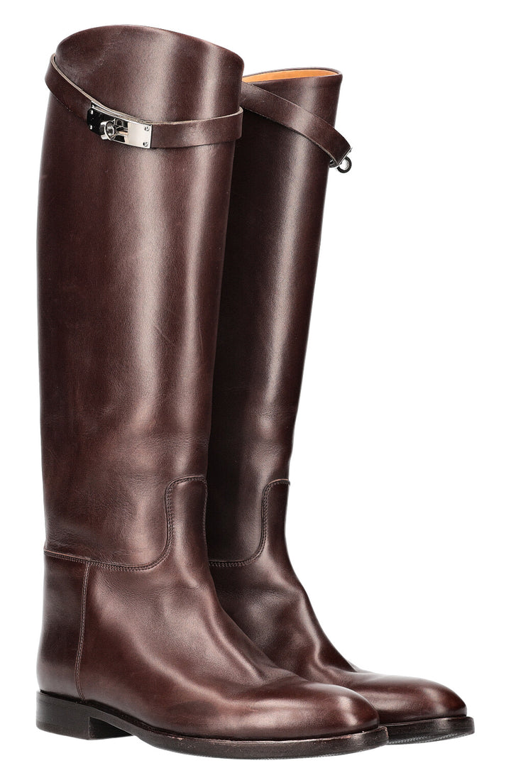 HERMÈS Jumping Boots Brown