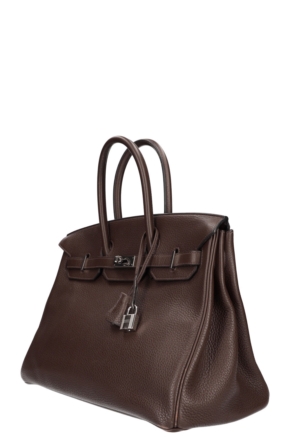 HERMES Birkin 35 Clémence Chocolat PHW