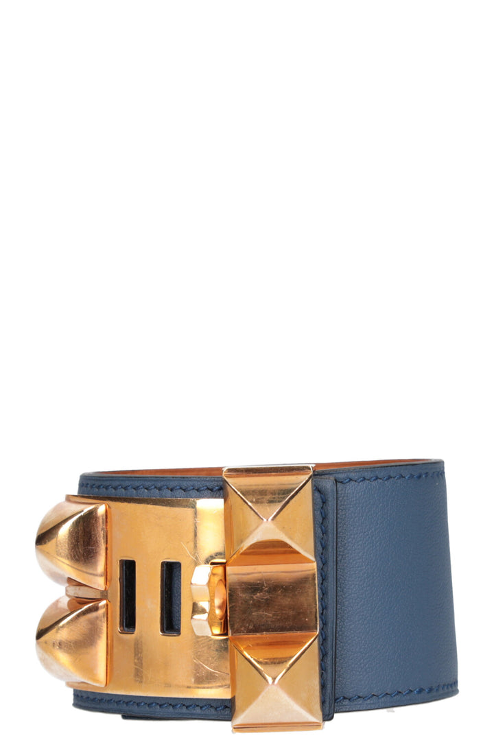 HERMÈS CDC Bracelet Swift Blue