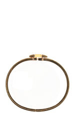 HERMÈS Clic H Bracelet Marron Glacé