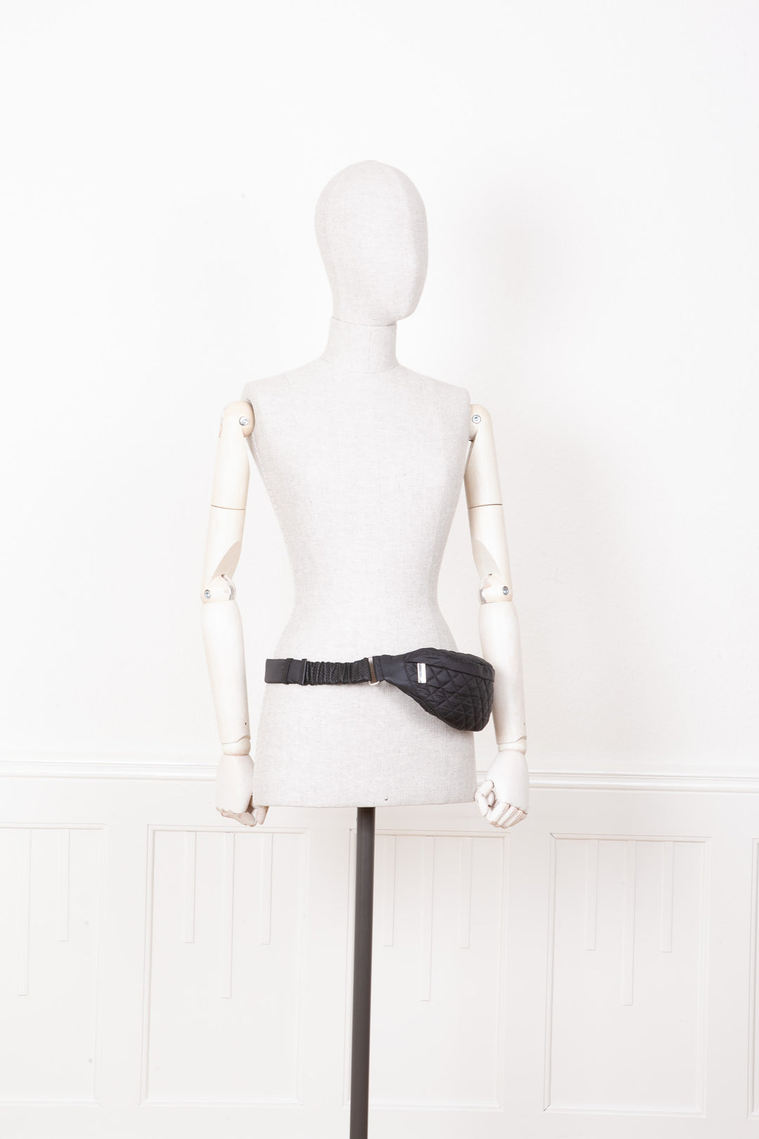 CHANEL Belt Bag Nylon Black