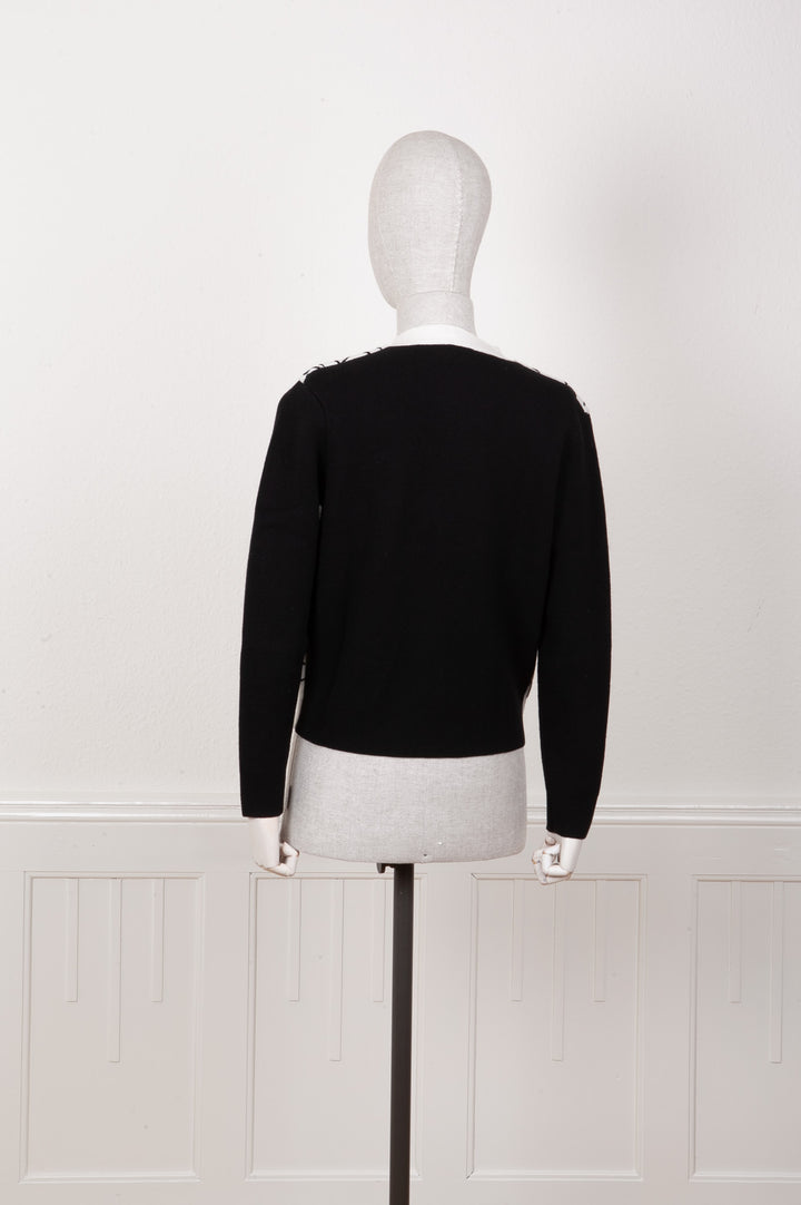 CHANEL Knit Cardigan Cashmere Doves Cruise 22