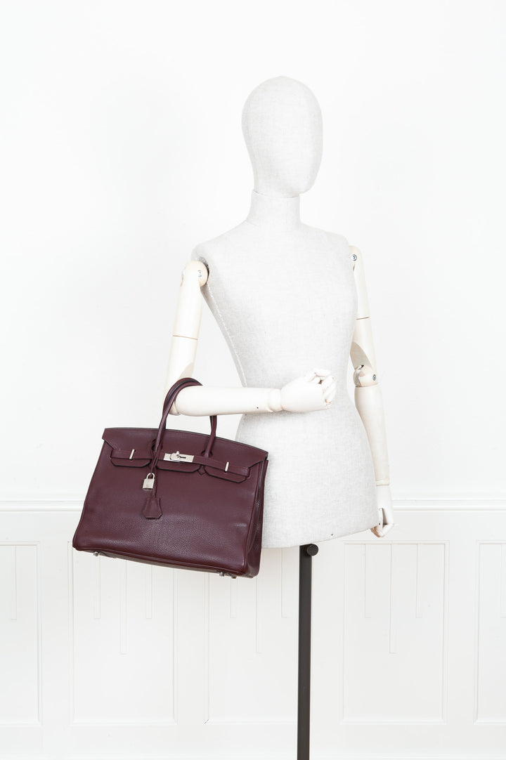 HERMÈS Birkin 35 Togo Prune