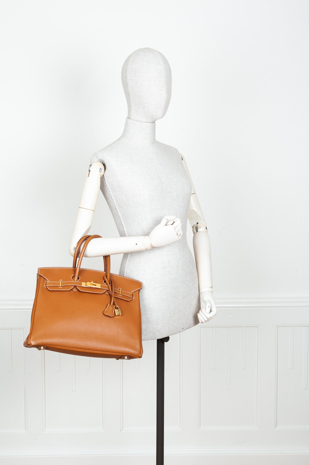 HERMÈS Birkin 35 Togo Gold 1998