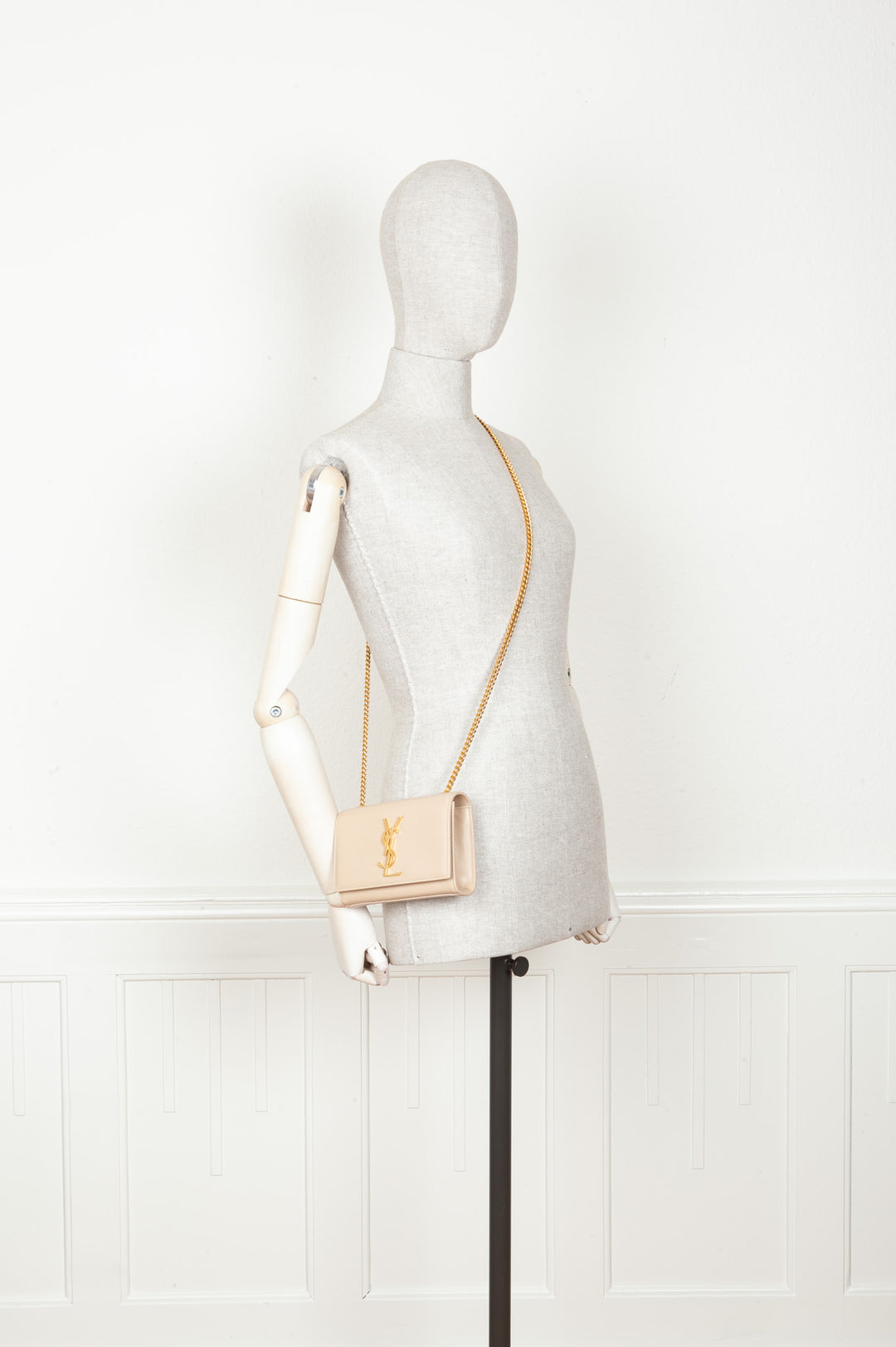 SAINT LAURENT Sac Kate Petit Beige