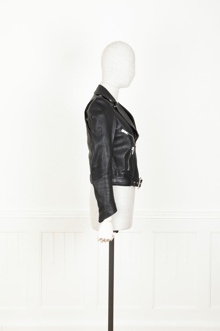 SAINT LAURENT Biker Jacket Black