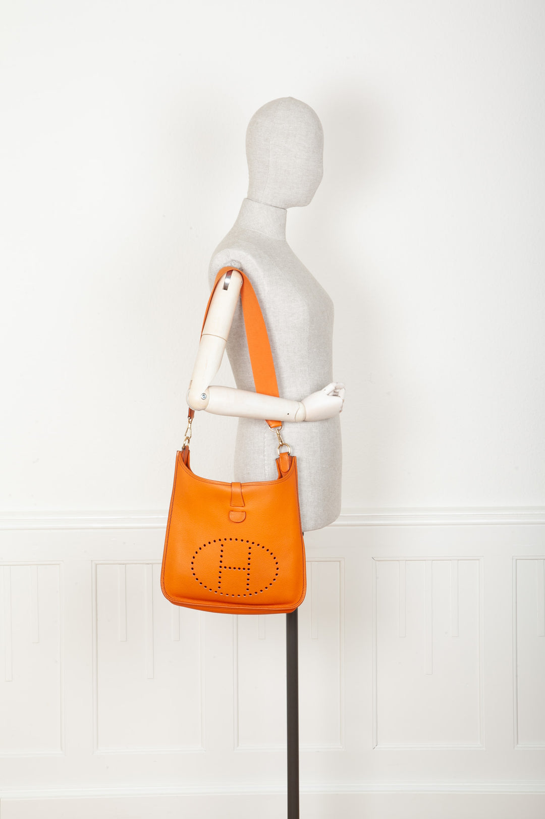 HERMÈS Evelyne GM Clemence Orange