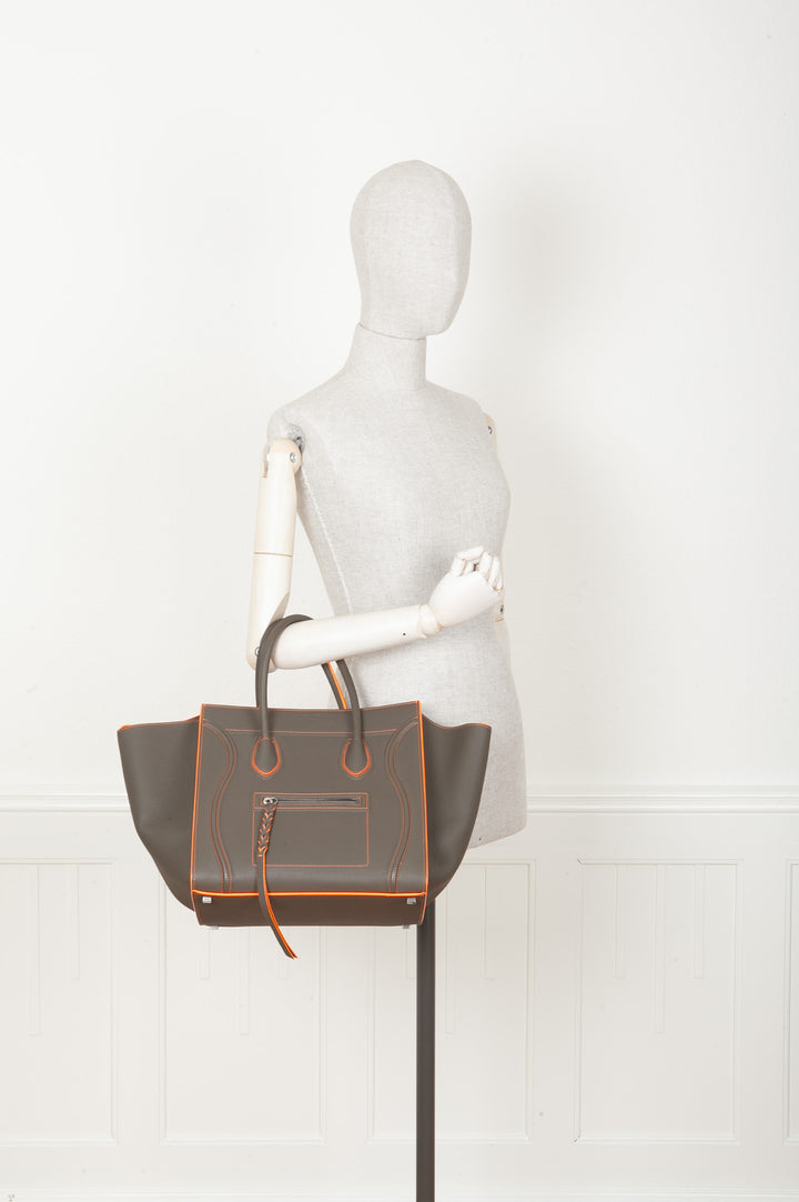 CÉLINE Phantom Luggage Khaki Orange