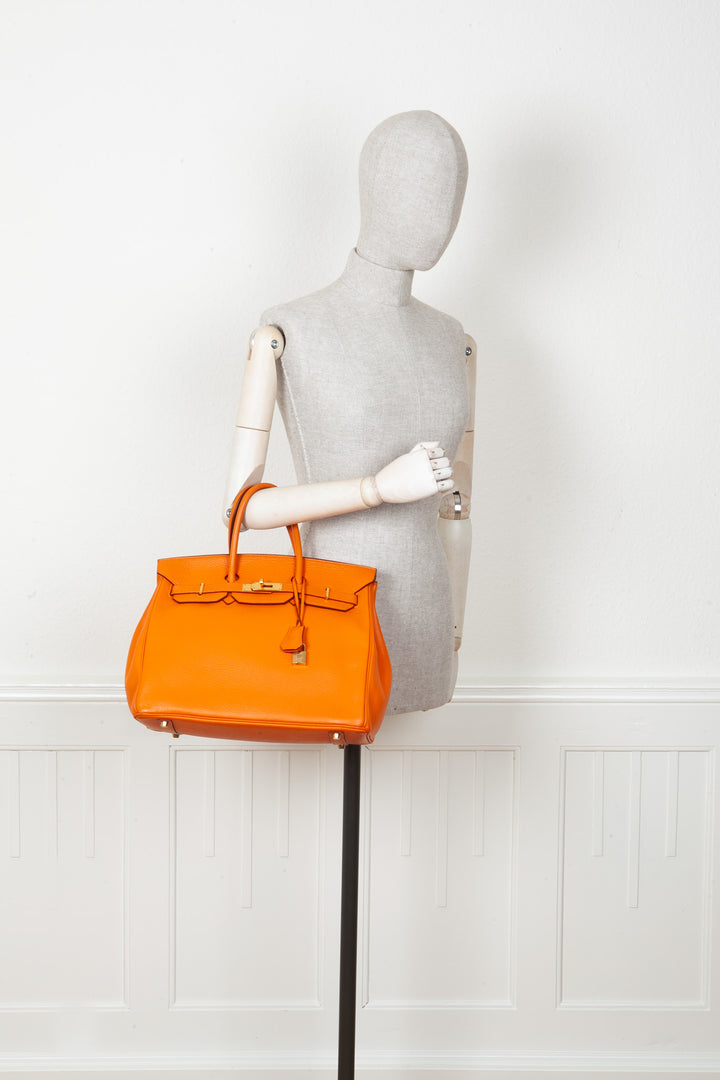 HERMÈS Birkin 35 Togo Orange