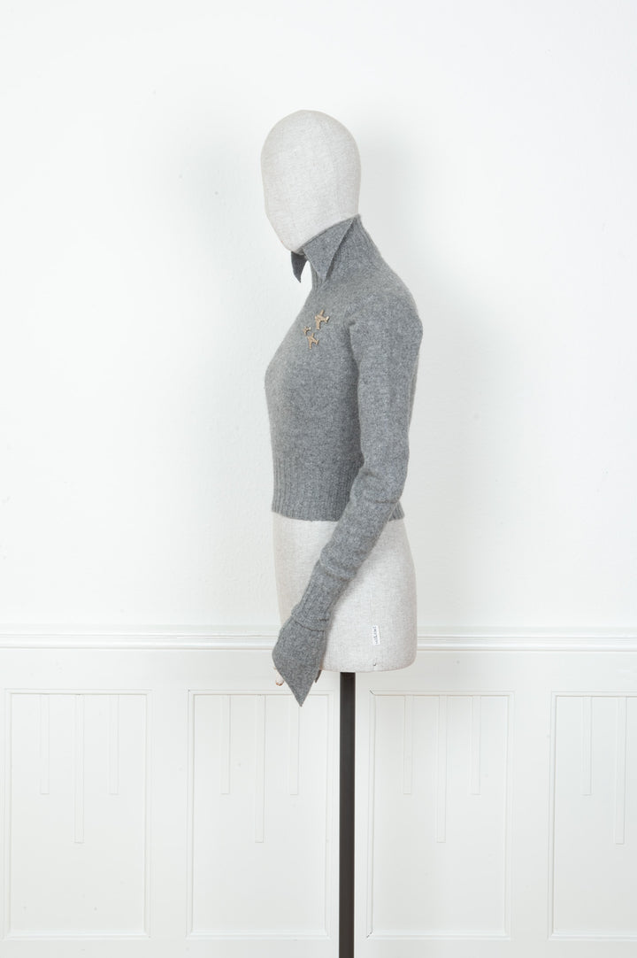 CHANEL Tricot Gris Avions Collection 2008