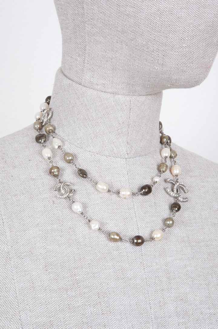 CHANEL Necklace Pearls 2012P