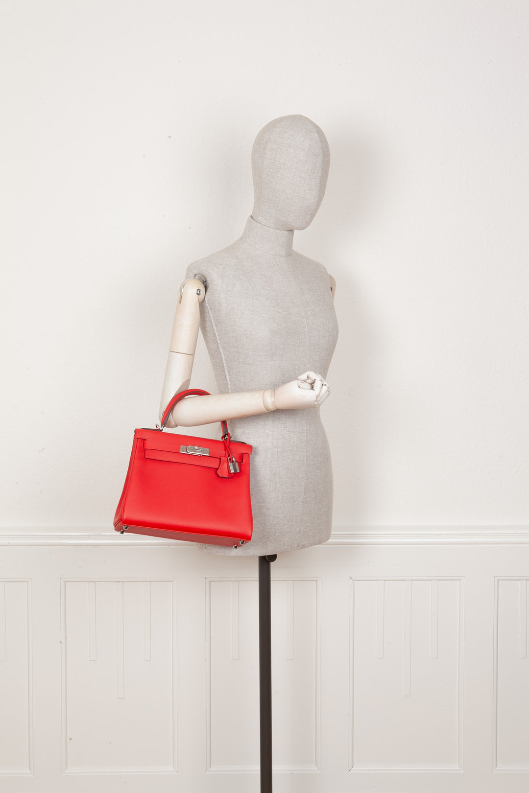 HERMÈS Kelly 28 Evercolor Verso Rouge 2021