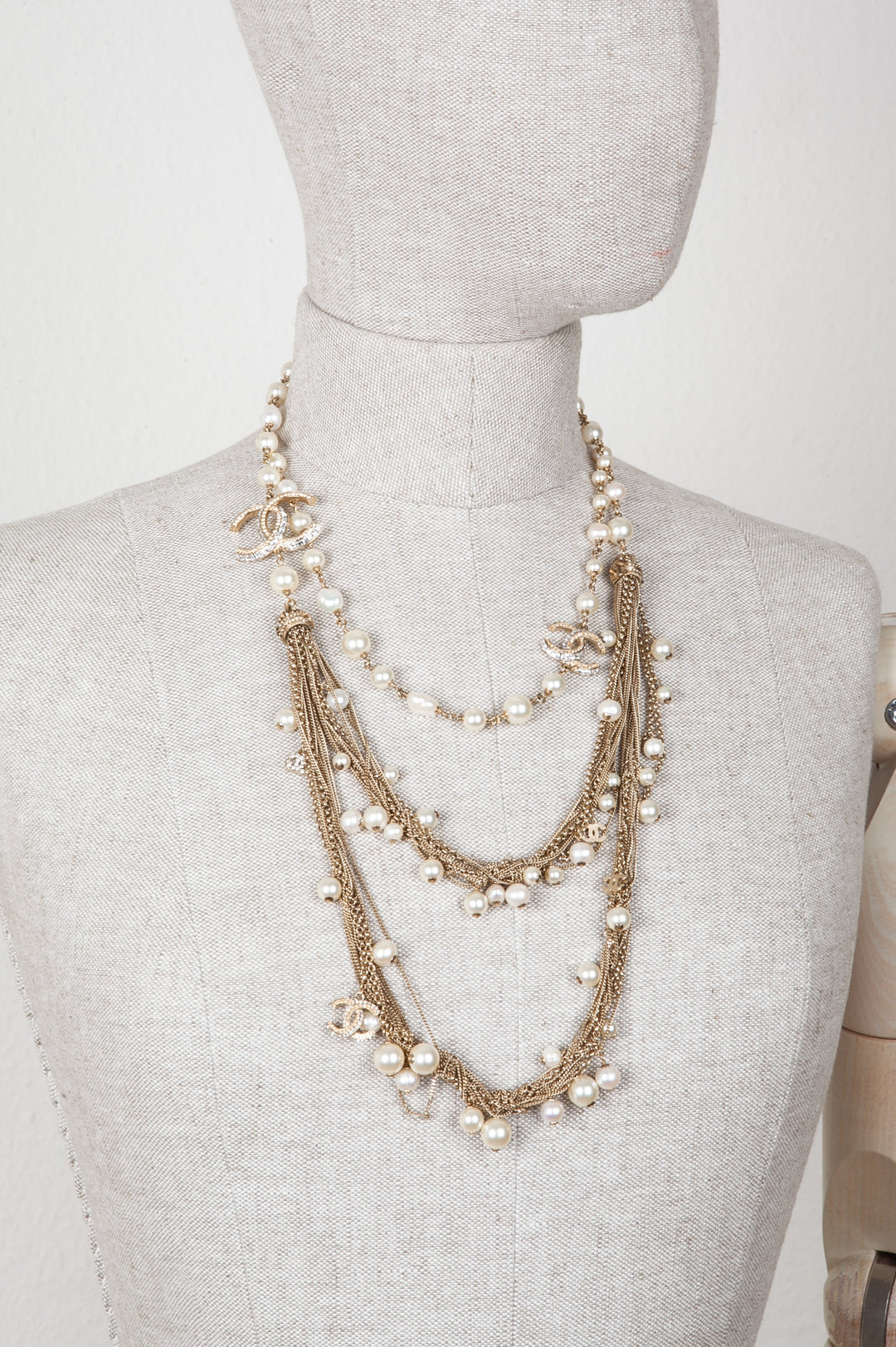 CHANEL 3 Strand Necklace Spring 2011