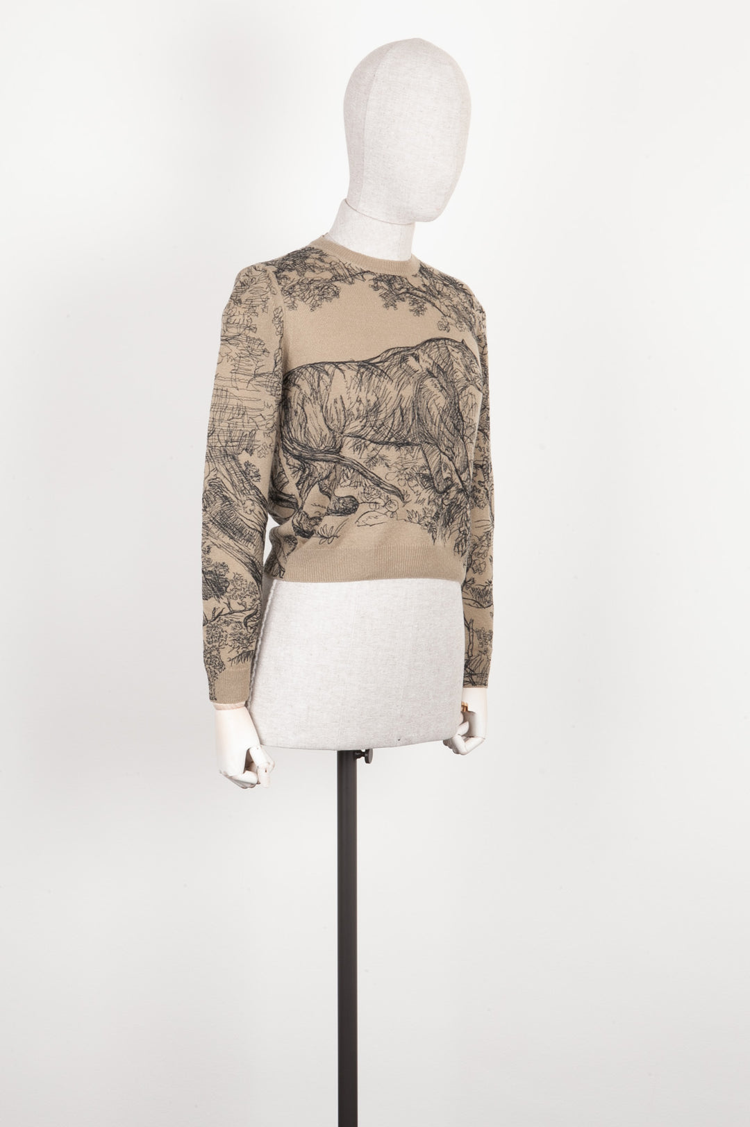 CHRISTIAN DIOR Toile de Jouy Knit Top