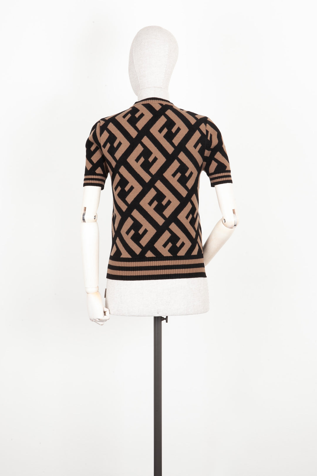 FENDI Logo Tricot Zucca