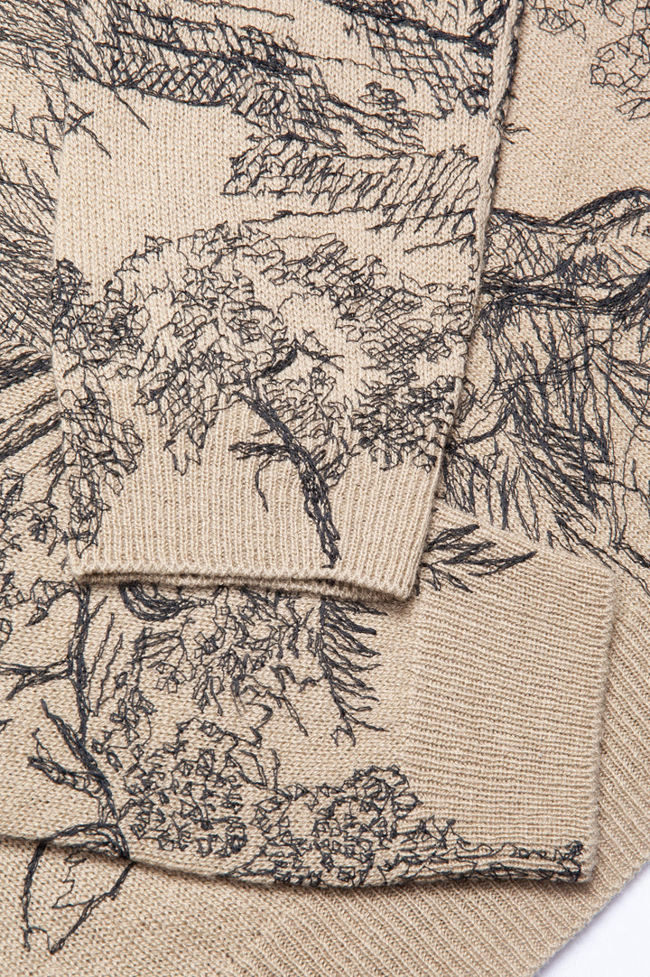 CHRISTIAN DIOR Toile de Jouy Knit Top