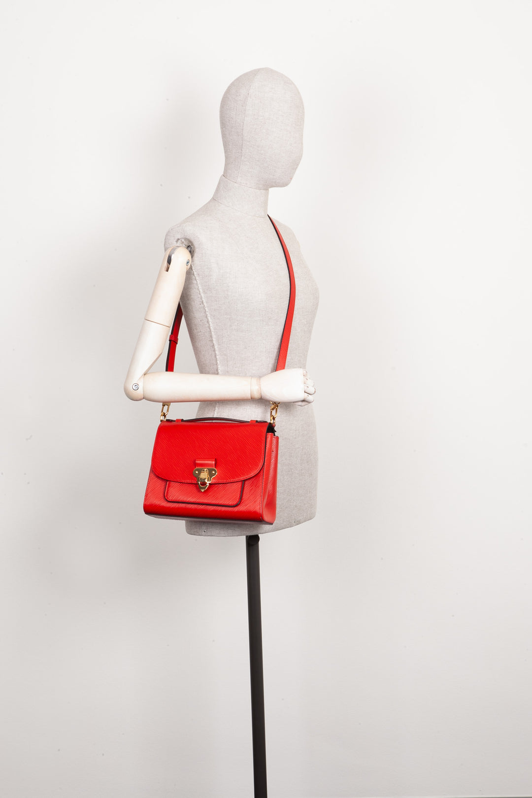 LOUIS VUITTON Boccador Bag Epi Red