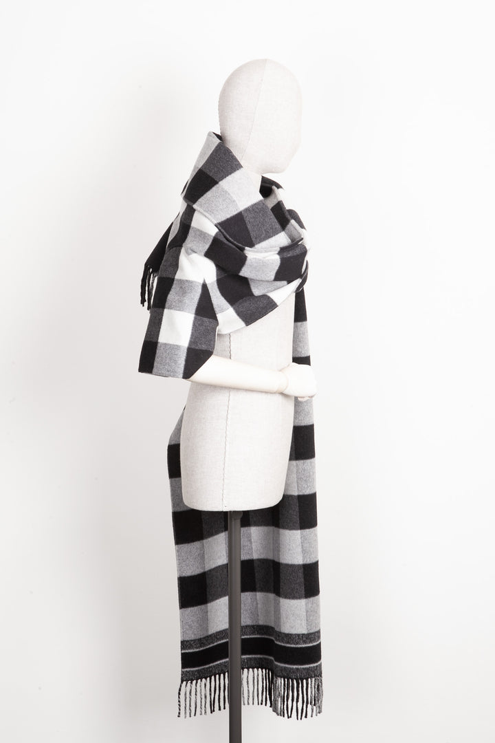 CHRISTIAN DIOR Check´n´Dior Scarf Vest Grey White