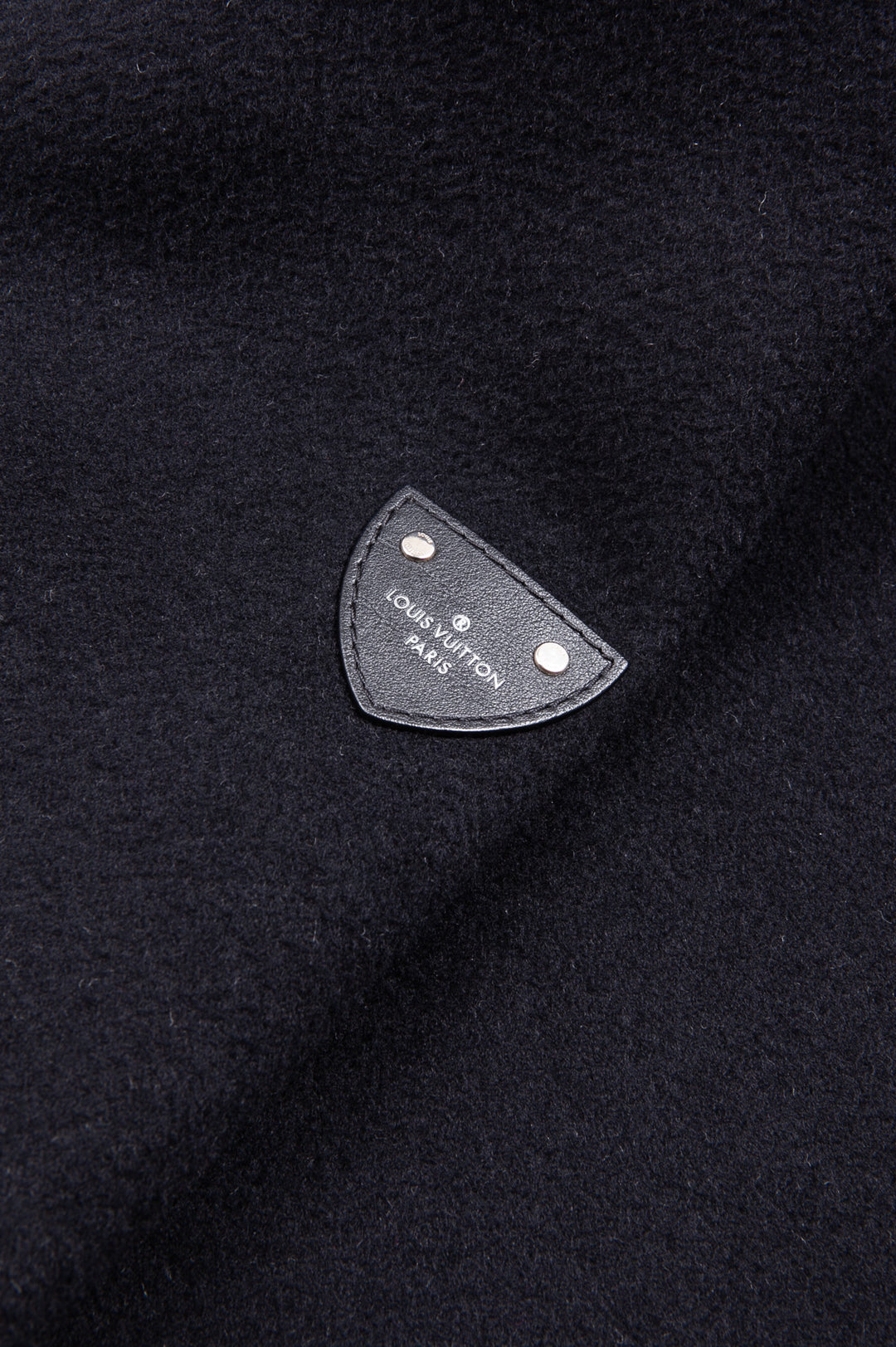 LOUIS VUITTON Manteau portefeuille monogramme Noir
